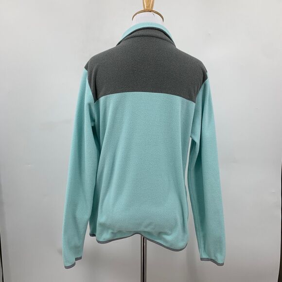 The North Face Jacket Girls XL Extra Large Seafoam Fleece Snap Button Pullover - Picture 5 of 12